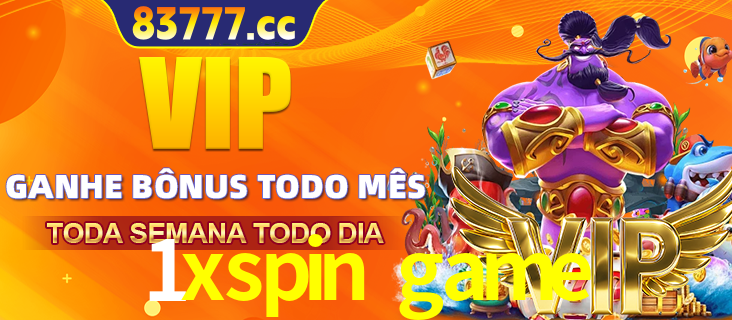 Banner promocional do 1xspin game oferecendo 100% de recompensas adicionais contínuas para quem fizer o login diário (Daily sign-in), com um mascote de coelho.