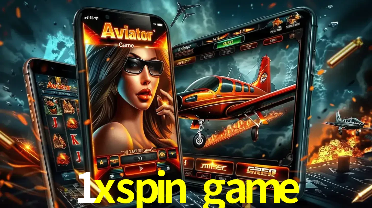 O popular jogo de apostas Aviator exibido em vários celulares e tablets, mostrando a interface emocionante e a ação de voo disponíveis para jogar agora no 1xspin game.