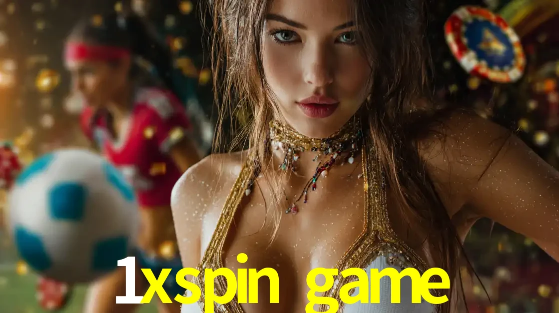 Mulher elegante representando a combinação de glamour e emoção das apostas esportivas, com uma jogadora de futebol ao fundo, destacando a ação no 1xspin game.